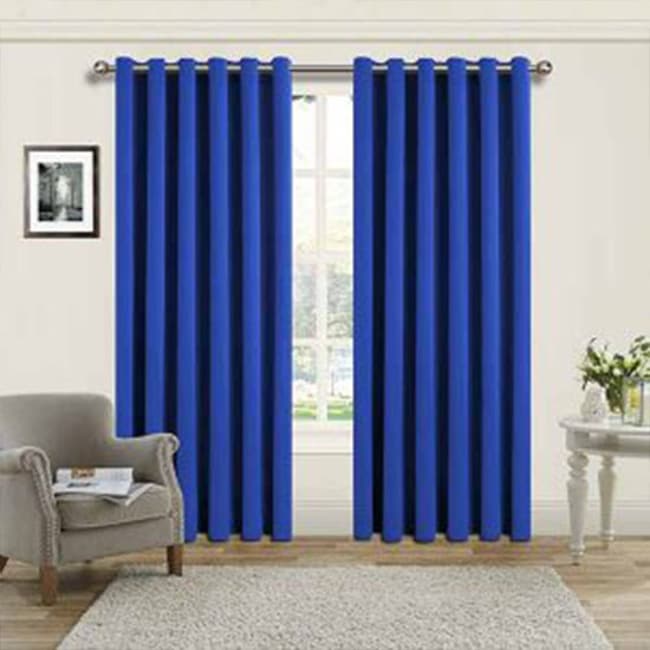 Blue Window Curtains