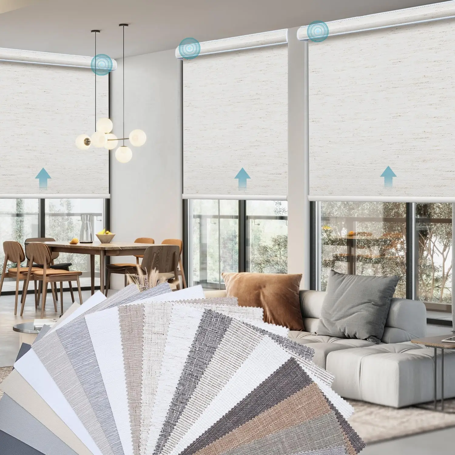 Blinds Abu Dhabi, UAE Smart electric Blinds