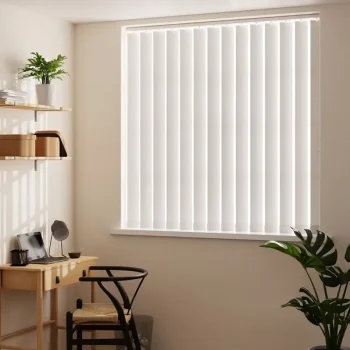 Motorized White Roller Blinds