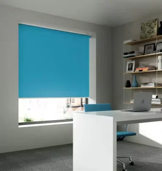 blue Blackout Blinds