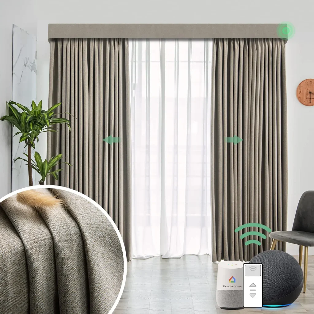 Motorized Blackout Curtains in UAE