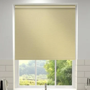 Primary Made to Measure Blackout Roller Blind Vintage Antique Cream