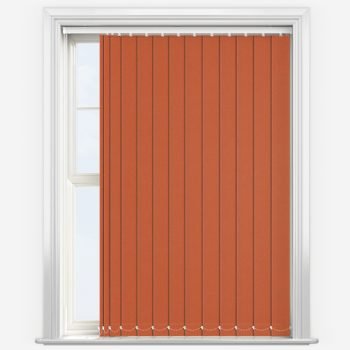 Supreme Blackout Orange Marmalade Vertical Blind