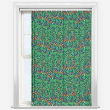 Tree Of Life Teal Vertical Blind