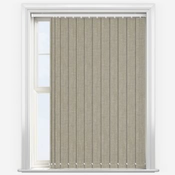 Voga Blackout Dove Grey Textured Vertical Blind