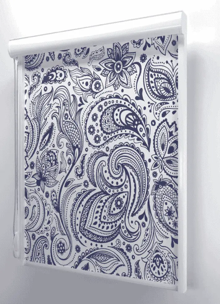 Charcoal Bloom – Roller Blind