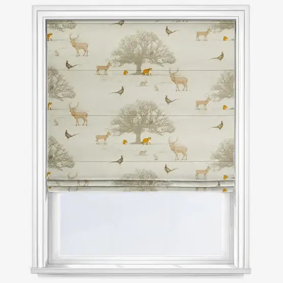 Tatton Autumn Roman Blind