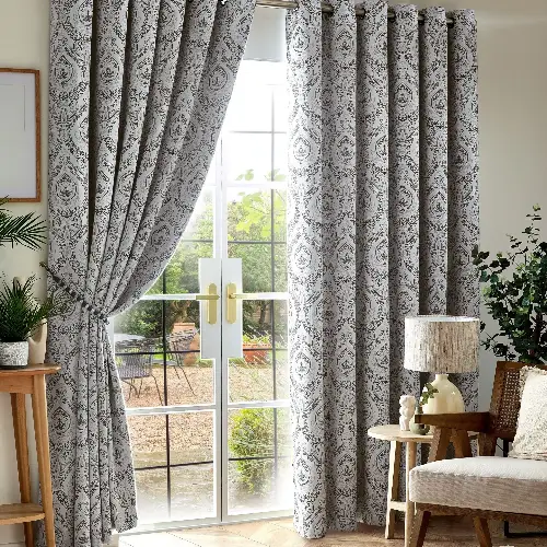Triple Woven Eyelet Blackout Curtains
