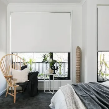 White Blackout Blinds UAE