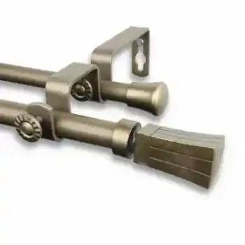 CURTAIN RODS 30 Double Clavon Curtain Rod in abu dhabi