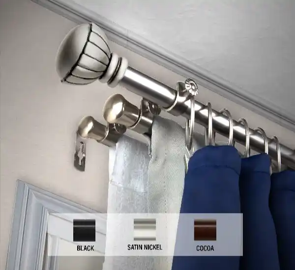 CURTAIN RODS 43 Double Curtain Rods