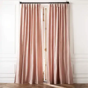 Rose Silk Curtains Dubai