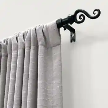 CURTAIN RODS 28 Round Meta Curtain rod