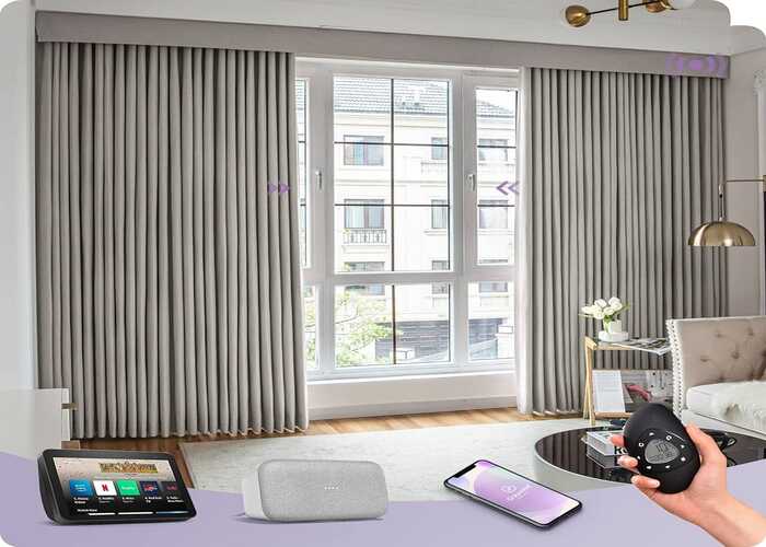 Smart Motorized Curtains Abu Dhabi, Dubai