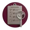 Final Check Curtain Icon