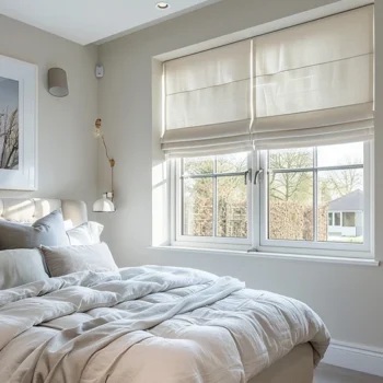 Modern Roman Blinds Abu Dhabi for Bedroom Windows